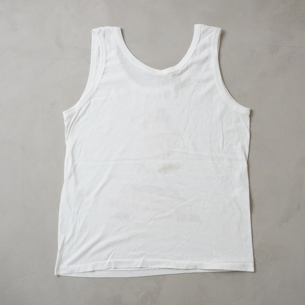 Vintage WWF Ultimate Warrior Tank Top Medium Mens 80s White USA Made RARE - Picture 5 of 8